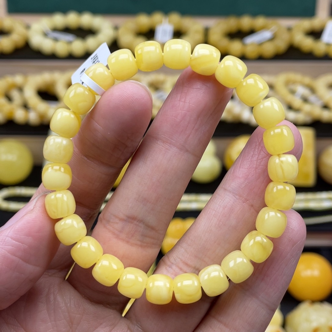 琥珀裸石未镶嵌琥珀蜜蜡