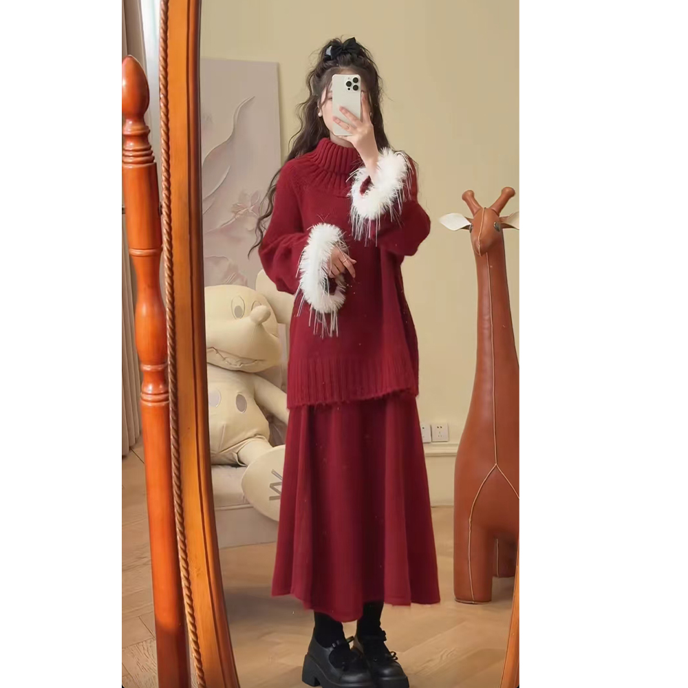 12月19日显瘦气质秋冬爆款小清新连衣裙