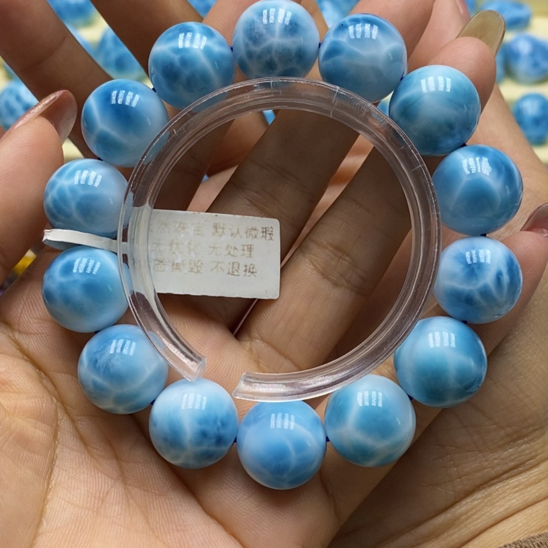 针钠钙石（海纹石）手链未镶嵌