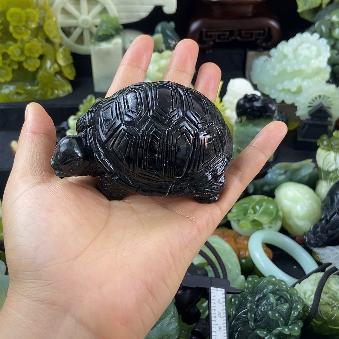 蛇纹石玉合金手把