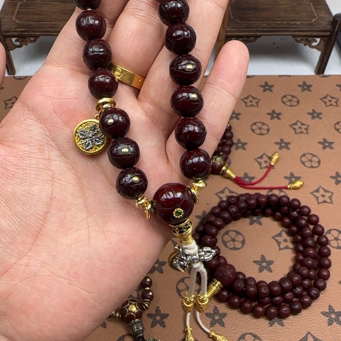 凤眼菩提吊坠凤眼金钉手持12简配