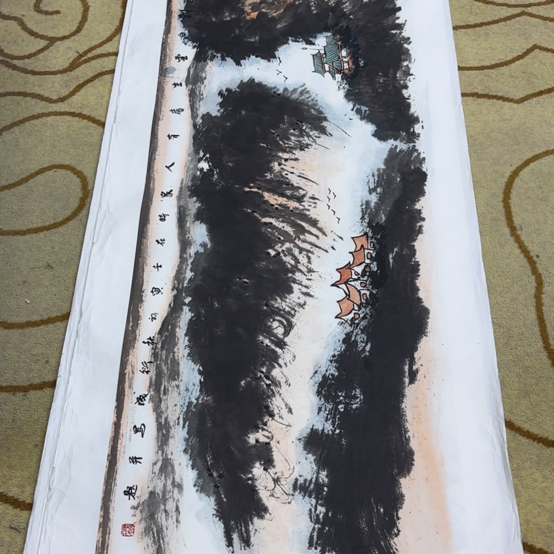 国画国画老师作品刘