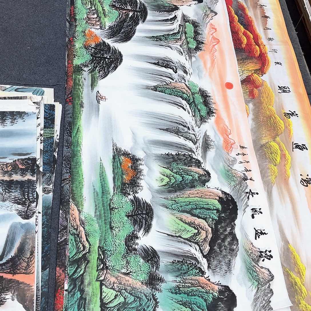 国画明月的直播间2