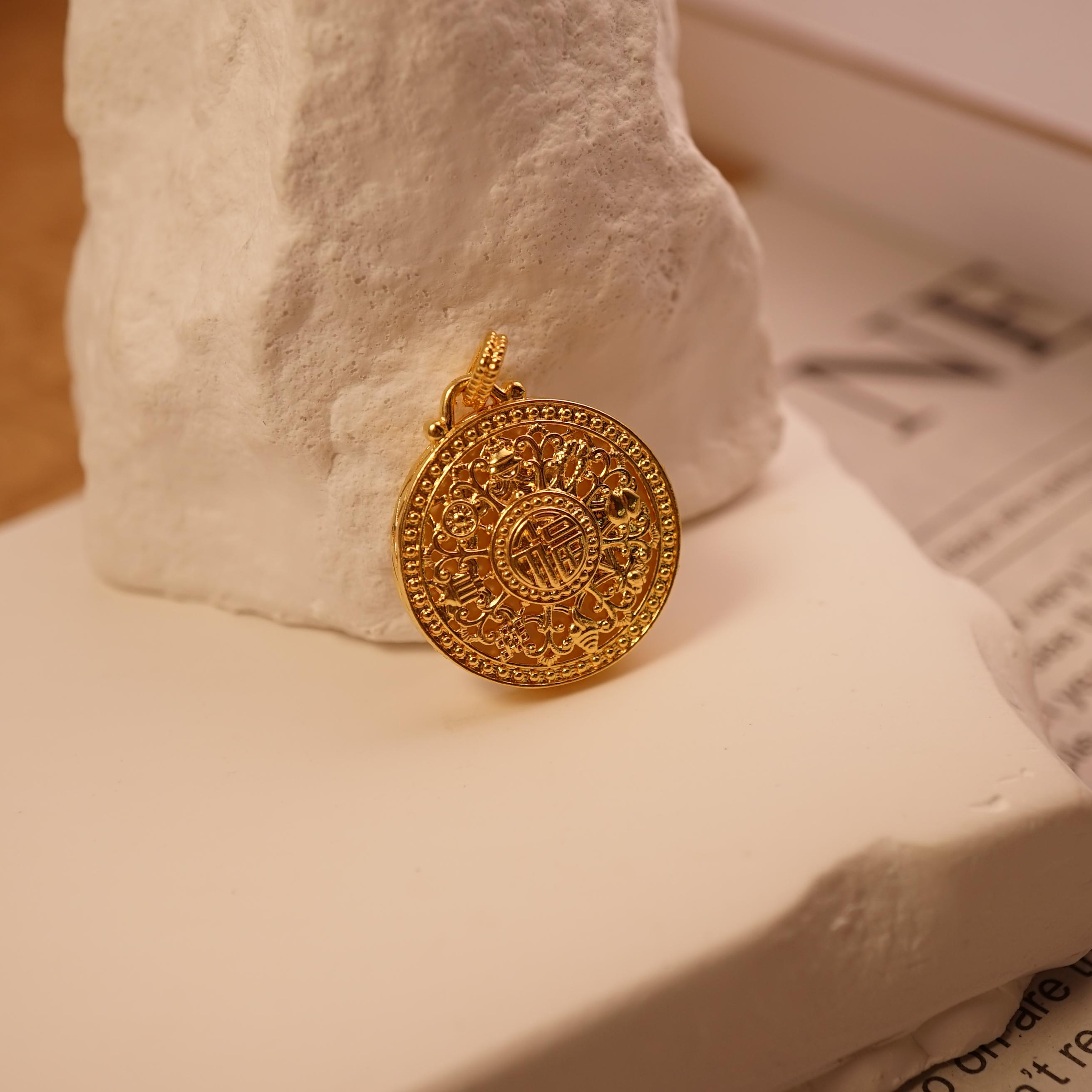 复古宫廷风重工八宝罗盘围（赠合金链）