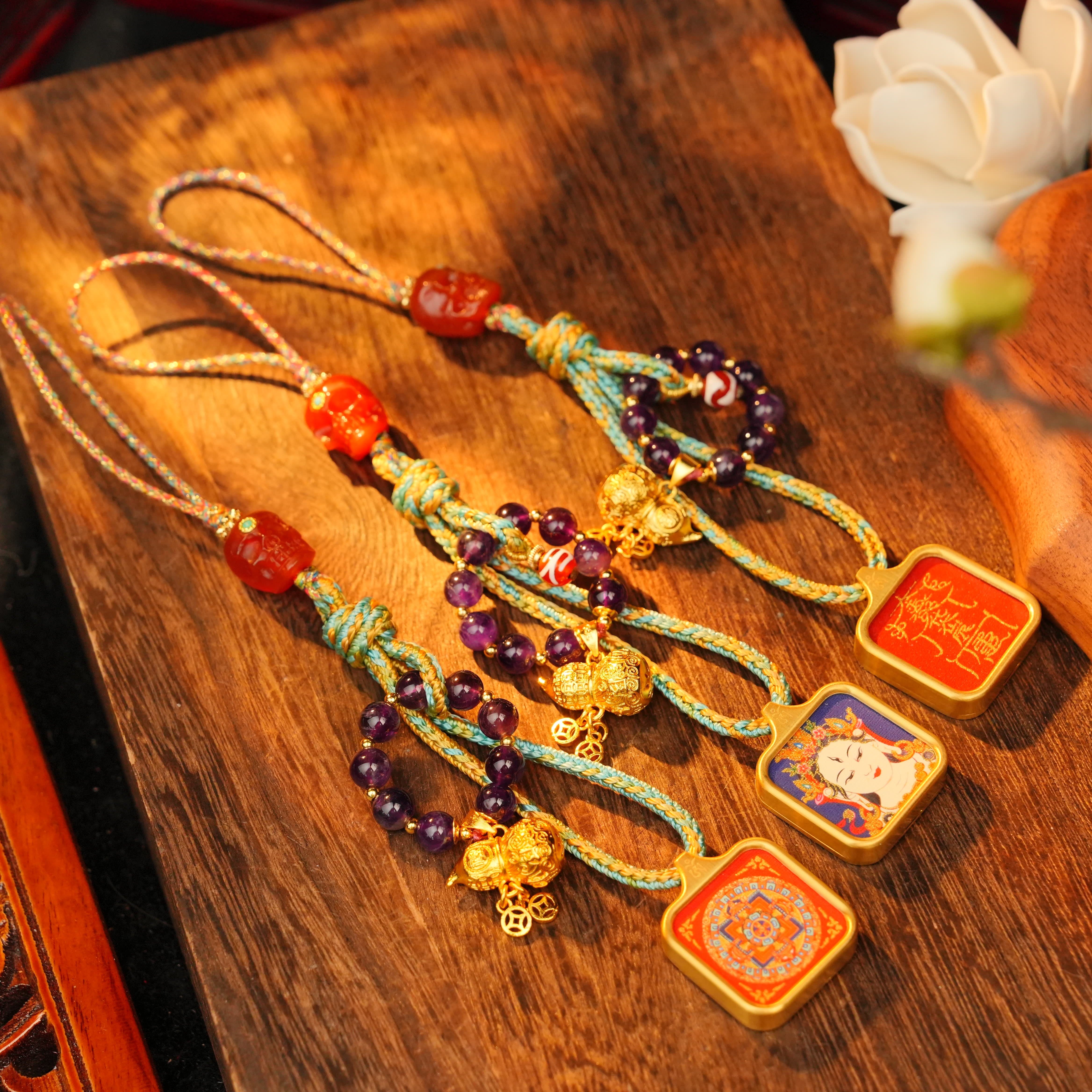 非金属珐琅吊坠 九紫卡卡小挂件