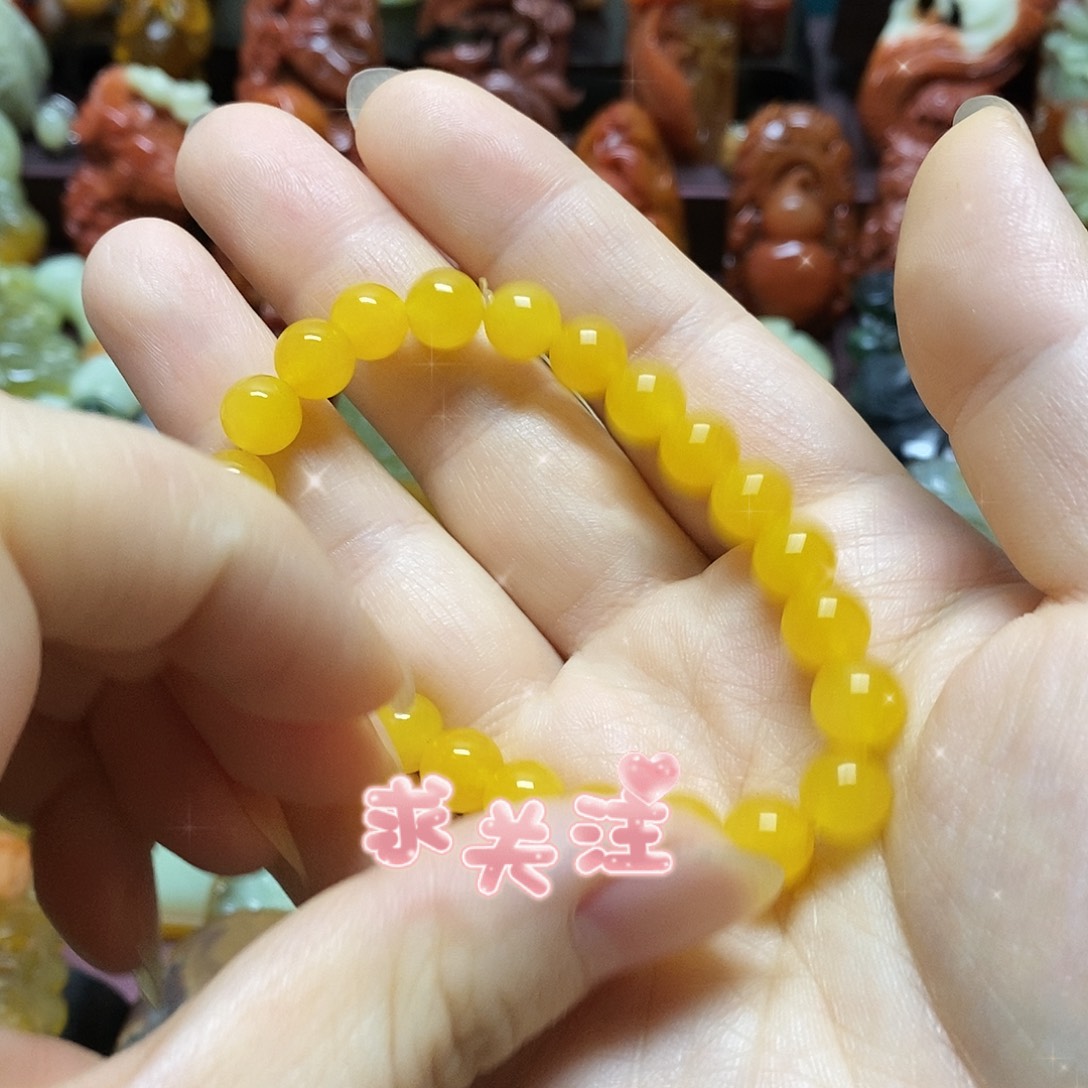 蛇纹石玉未镶嵌手链