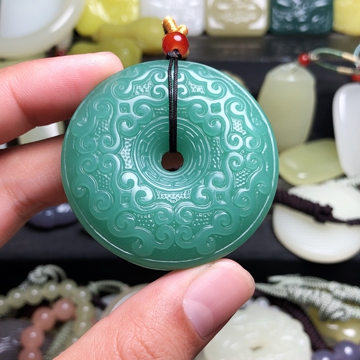 无非金属未镶嵌雕刻平安扣