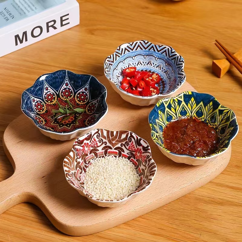 新疆包邮【四色小蝶】日式调味料小蝶