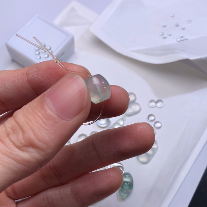 翡翠未镶嵌吊坠(不含链)珠子