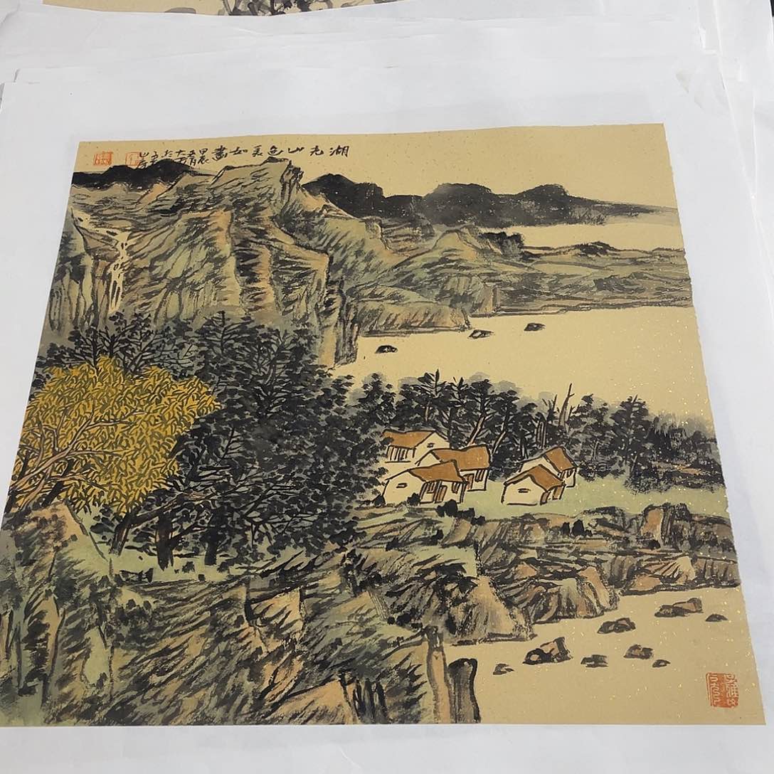 姜奇老师山水作品