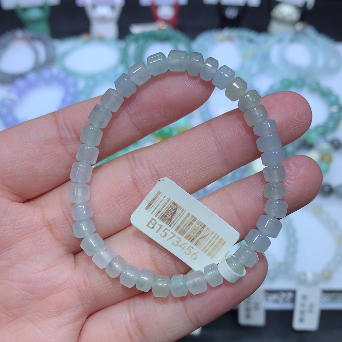 翡翠未镶嵌手串天然