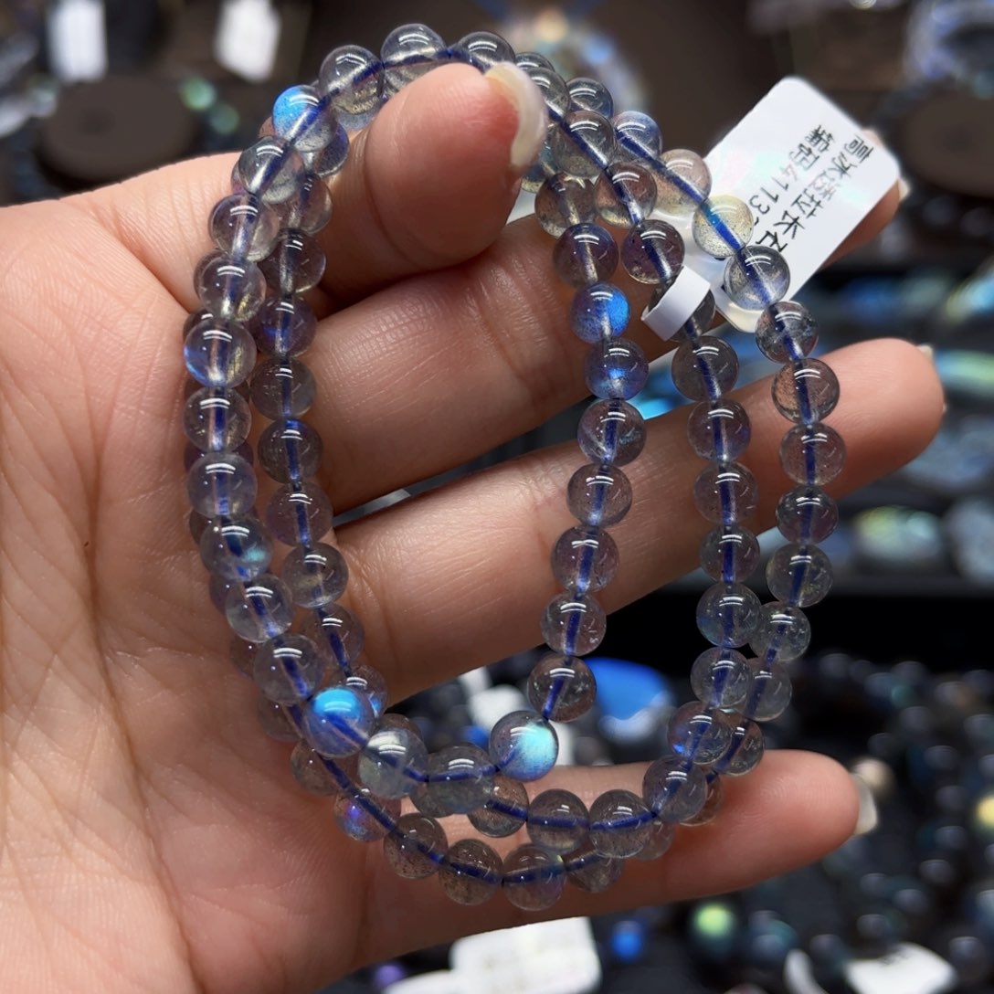 长石手链未镶嵌西**姐5.9左右