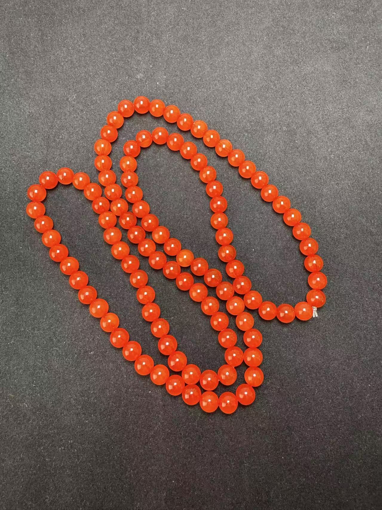 手链  青鱼石长串尺寸0.8