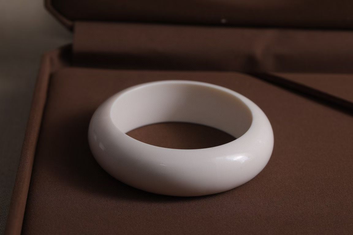 纯天然猛犸牙极品20mm贵妃手镯