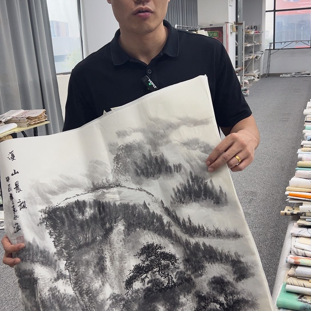 国画纯手绘字画宣纸