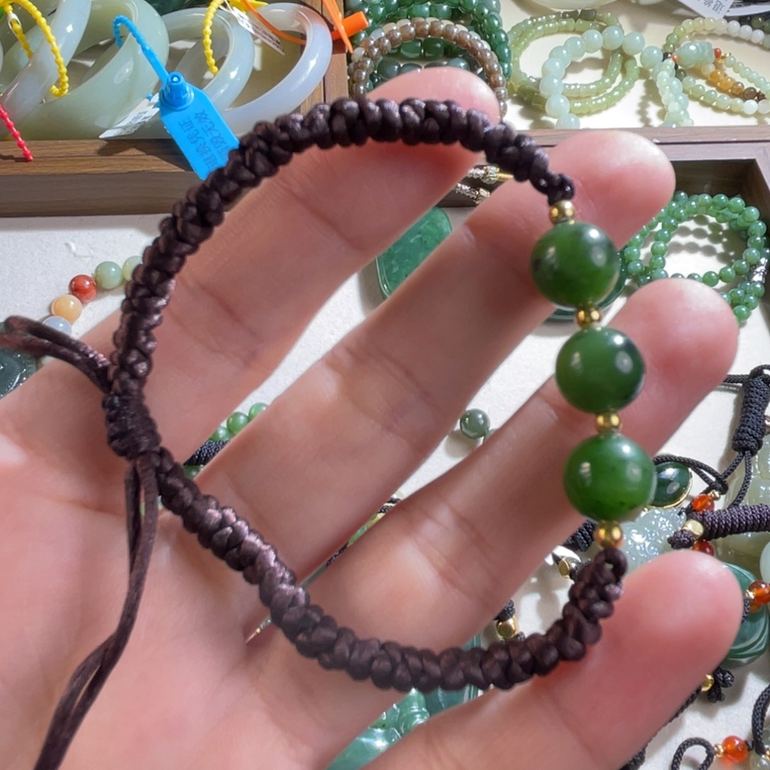 和田玉未镶嵌手绳