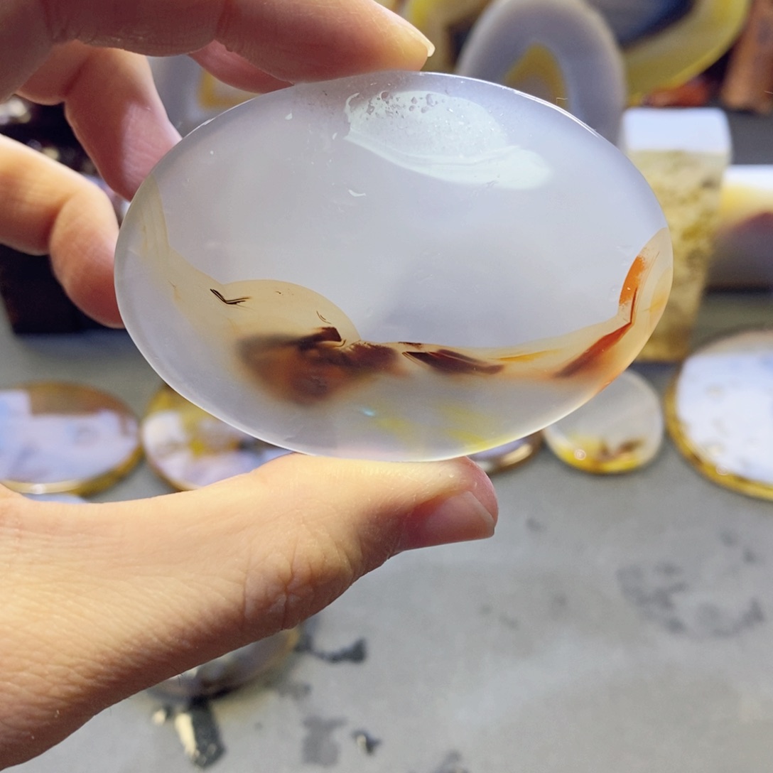 玛瑙/玉髓颈饰未镶嵌编号25 