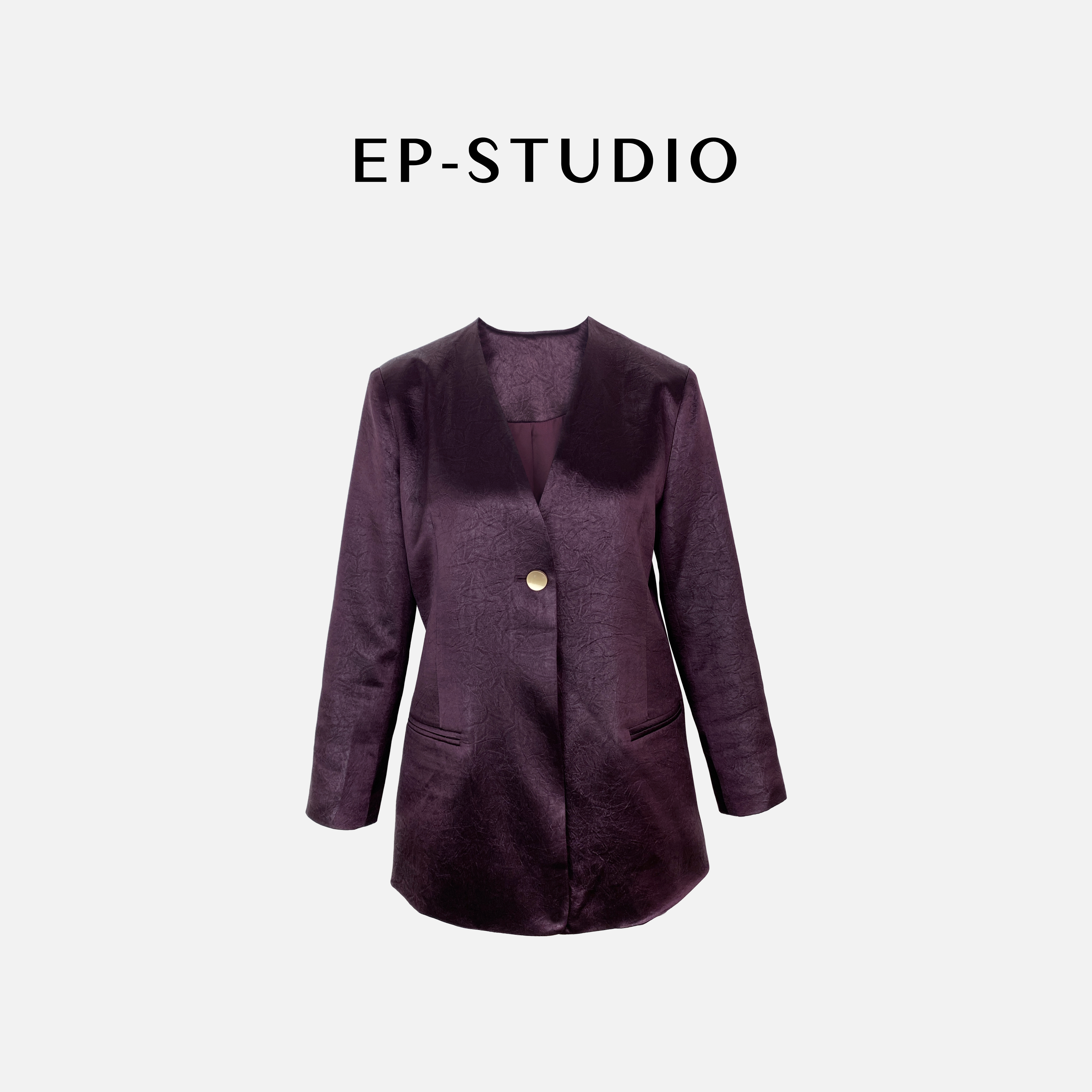 【艾格】100醋酸气质女人款西服201