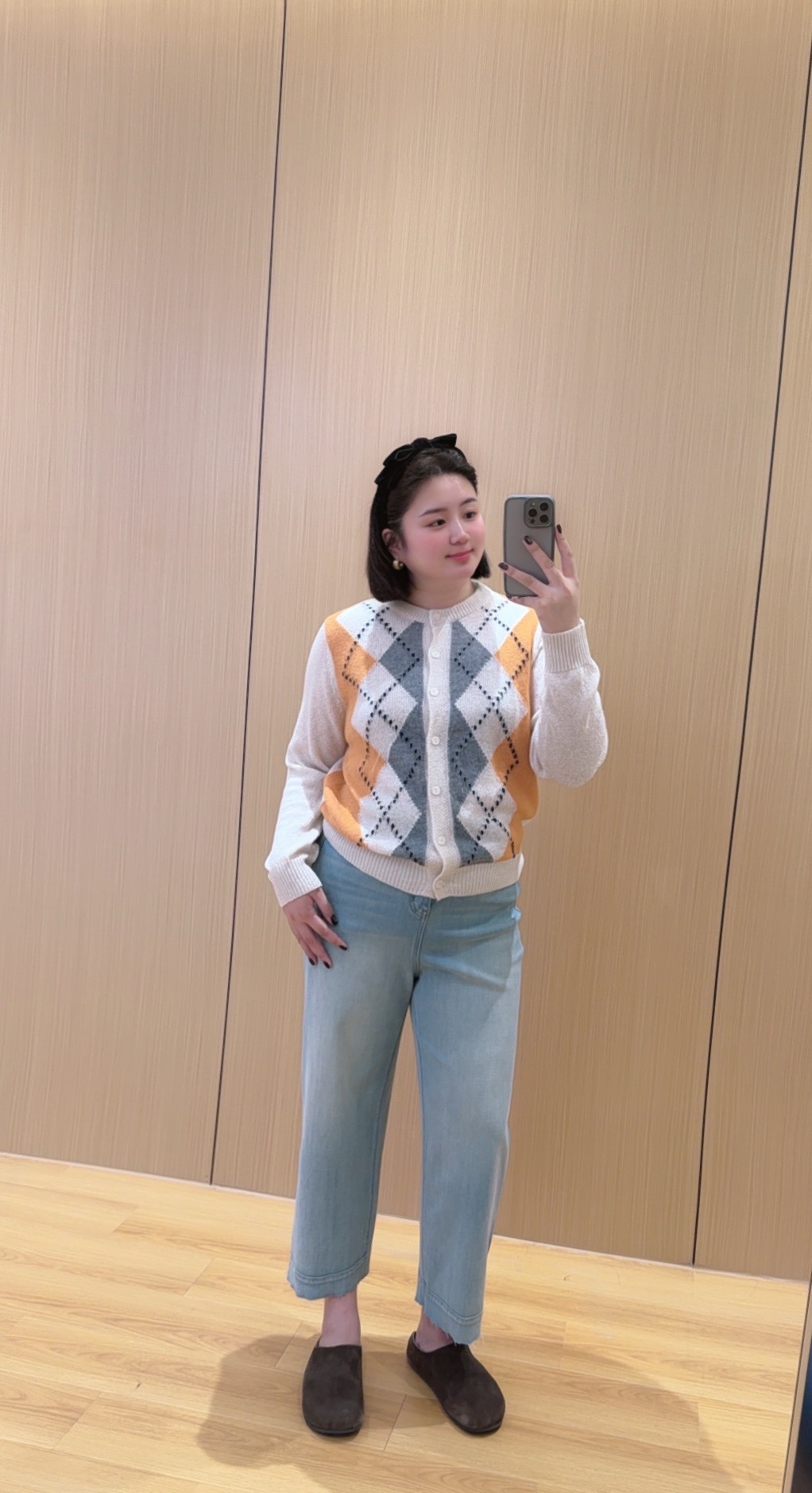 TAOJIA FAMILY【菱格织梦】常规款上衣圆领时尚大码毛针织衫NX0017