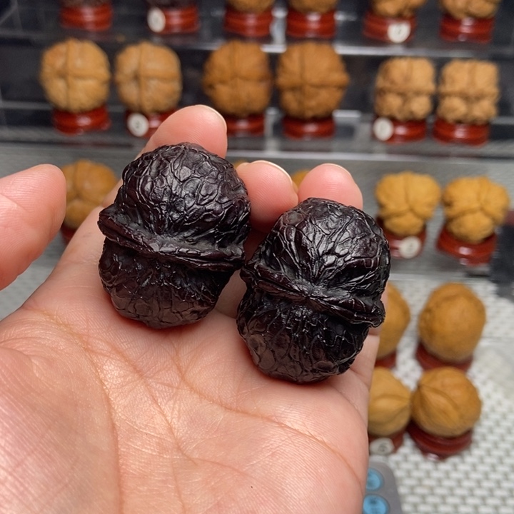 文玩核桃把件玄武元宝地闷39