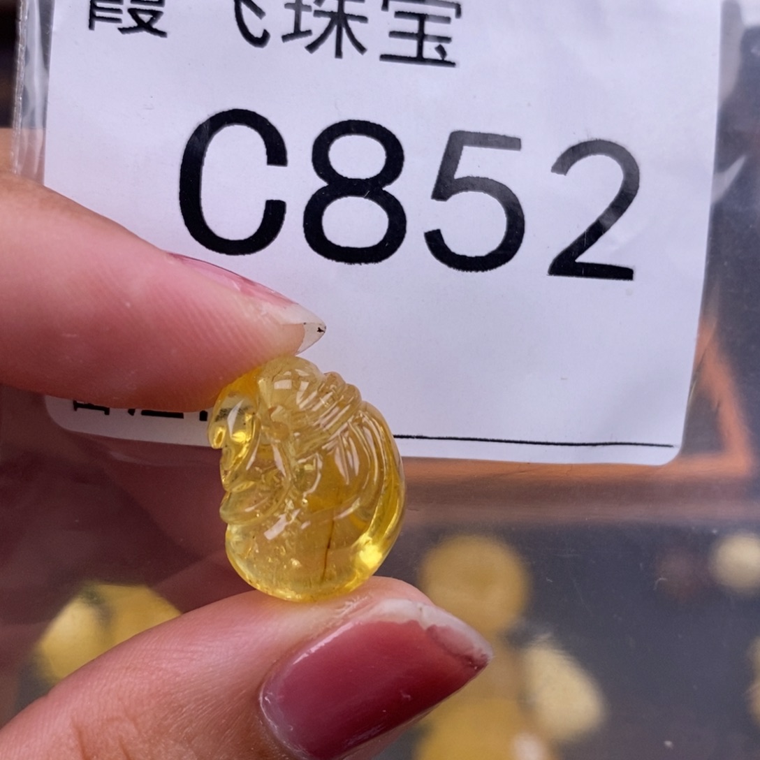 琥珀未镶嵌珠宝奇石