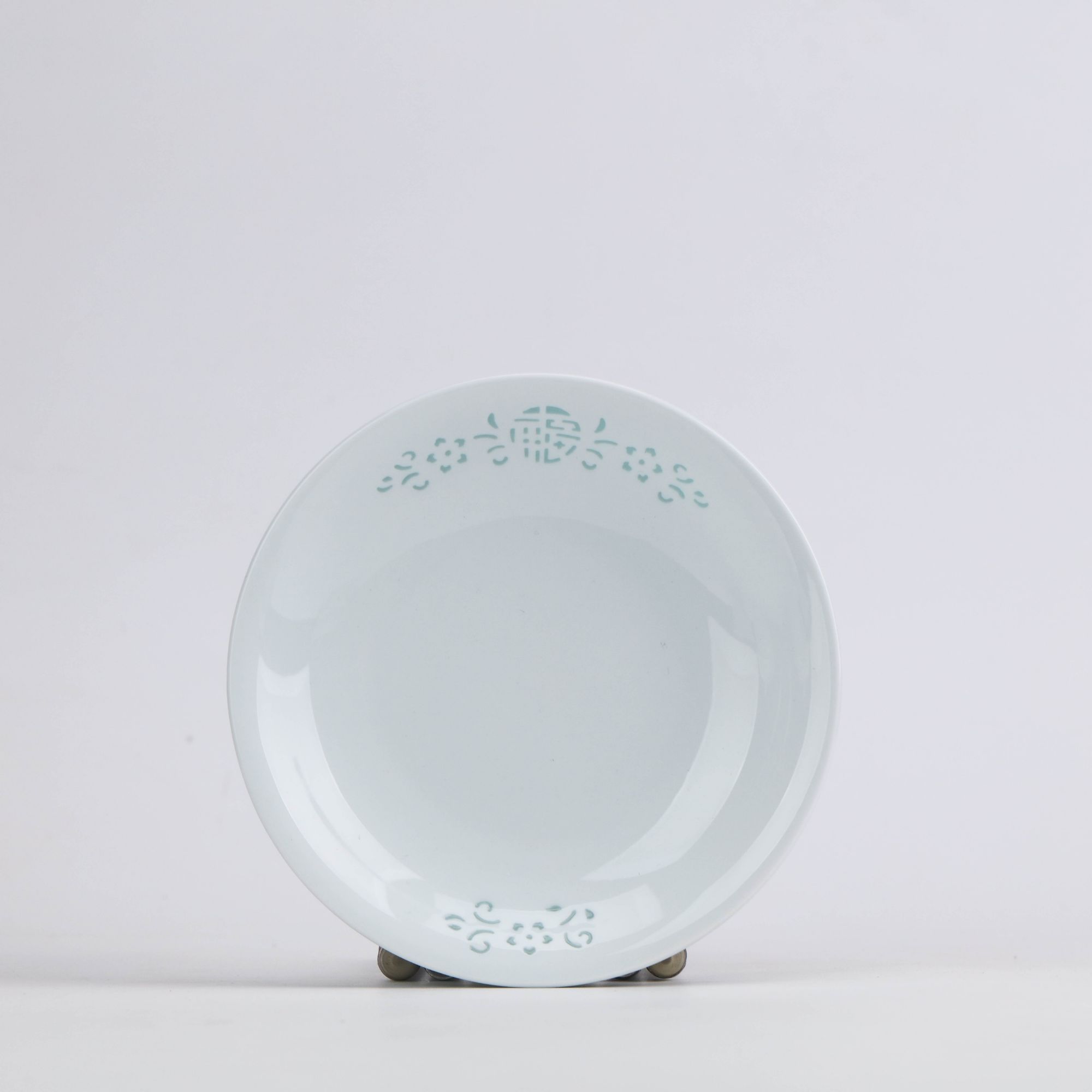 景德镇聚璞祥釉下彩6英寸玲珑骨碟家用饭盘陶瓷盘子微瑕画片随机