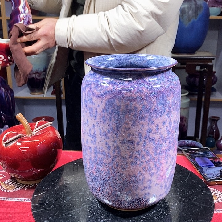 瓶中国神垕精品钧瓷