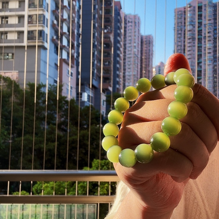 和田玉手串未镶嵌