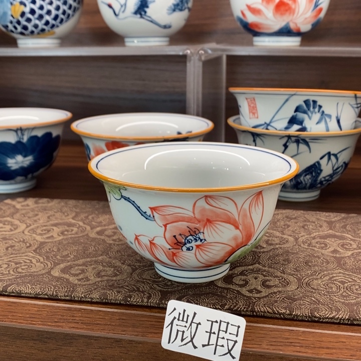 釉下老陶泥手工绘制