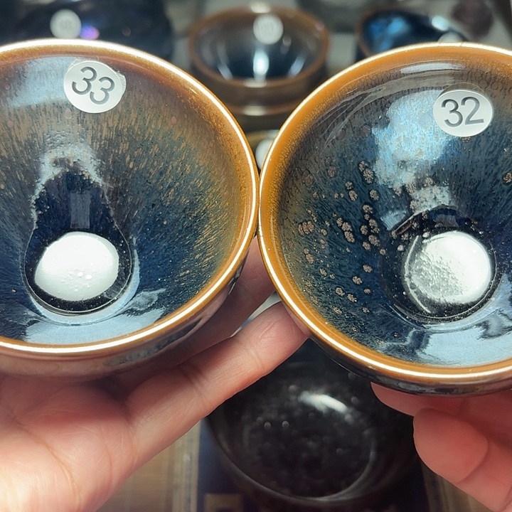 茶盏32，33 坚记茶盏摆件