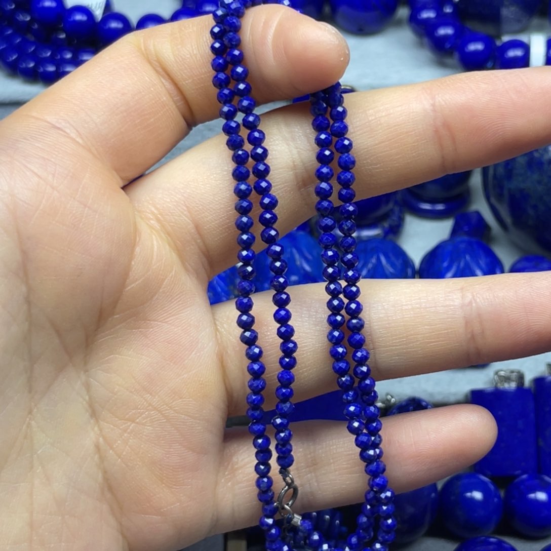 青金石锁骨链未镶嵌