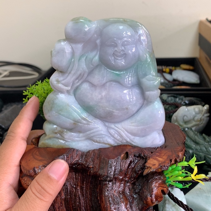 翡翠颈饰未镶嵌保真天然A货翡翠