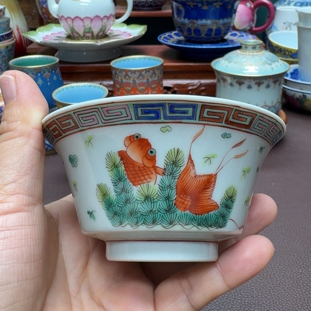 瓷片景德镇仿古手工制作精品展示