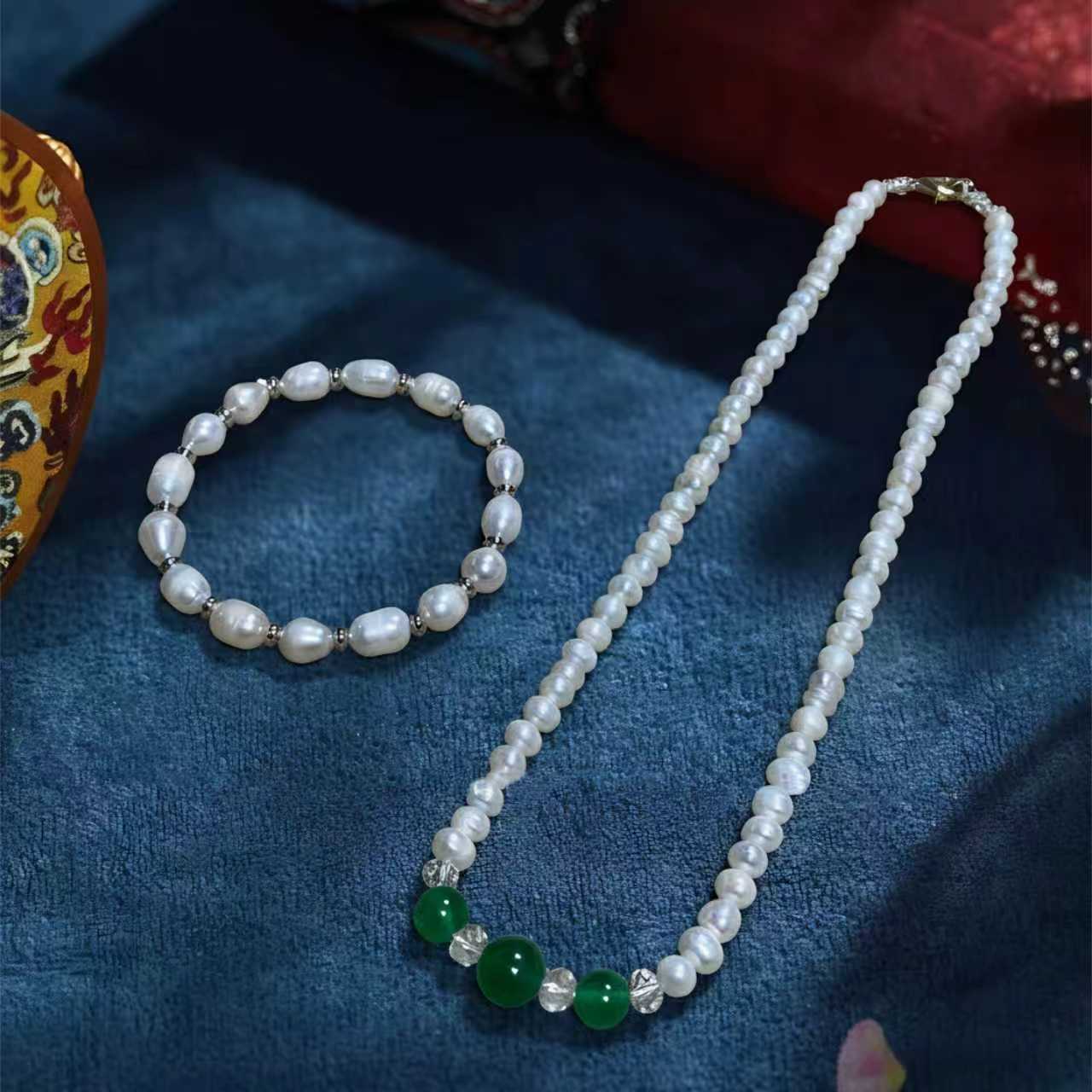 C11330+C3376-多宝珍珠两件套