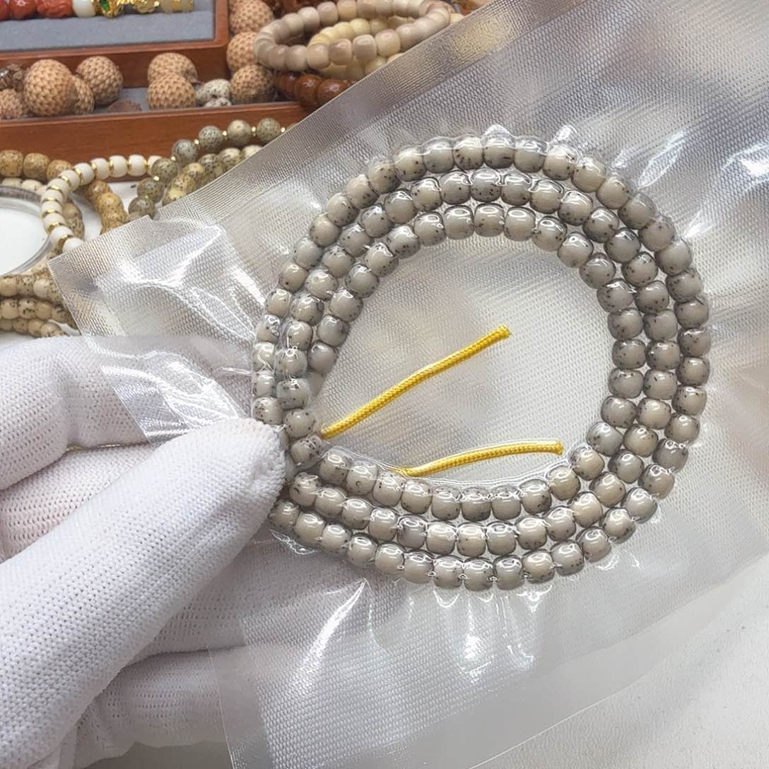 星月菩提手串32灭世糯冰绿背河豚9左右108