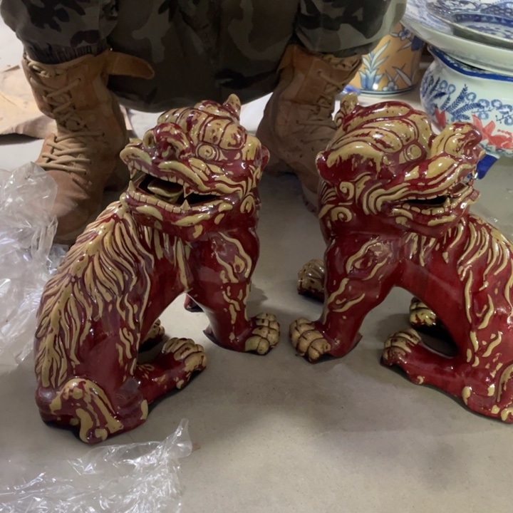 花瓶摆件花盆778。一对，陶瓷00000000000000