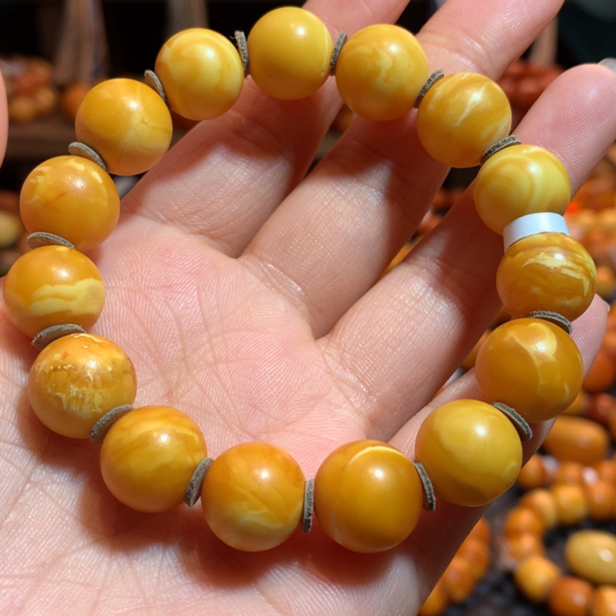 【闪购商品】手串蜜蜡未镶嵌蜜蜡手串