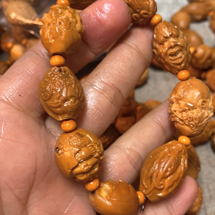 橄榄核手串/手链?****橄榄微瑕14号