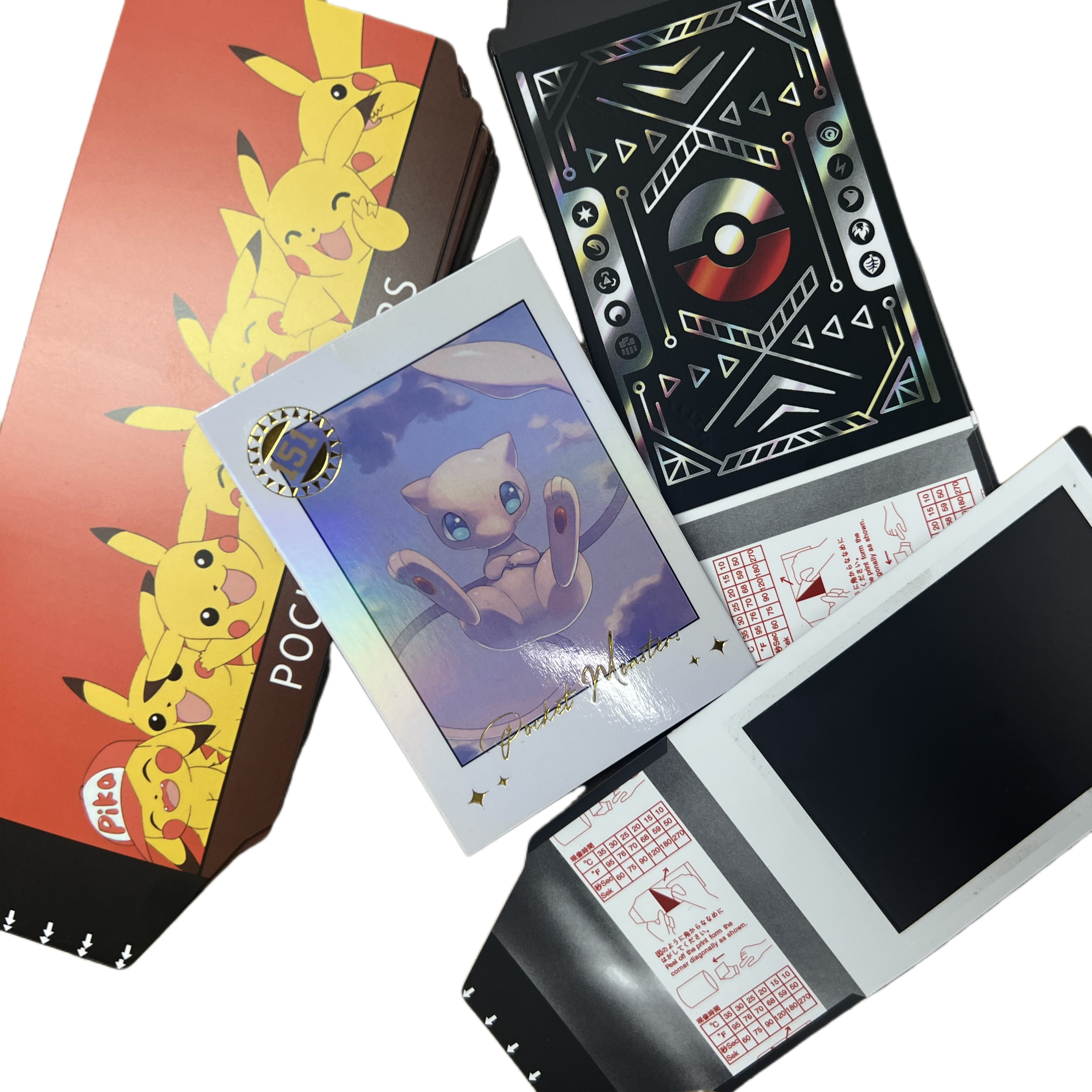 宠物小精灵卡牌冰箱贴 简卡文创 撕撕乐收藏9.1*6.4cm