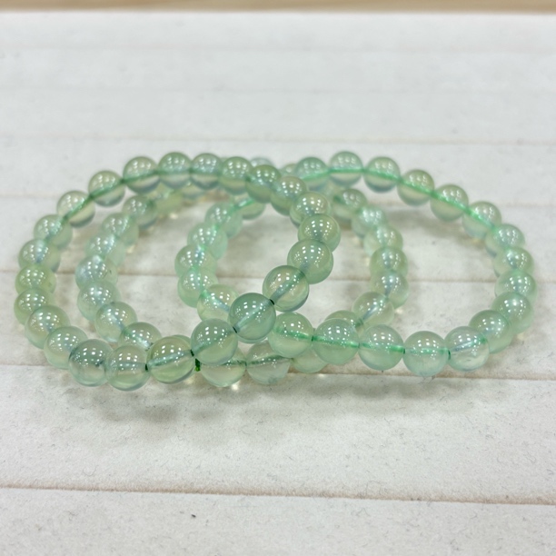 【书记甄选】天然葡萄石单圈手链 多样性发一件 约8mm 6965CK