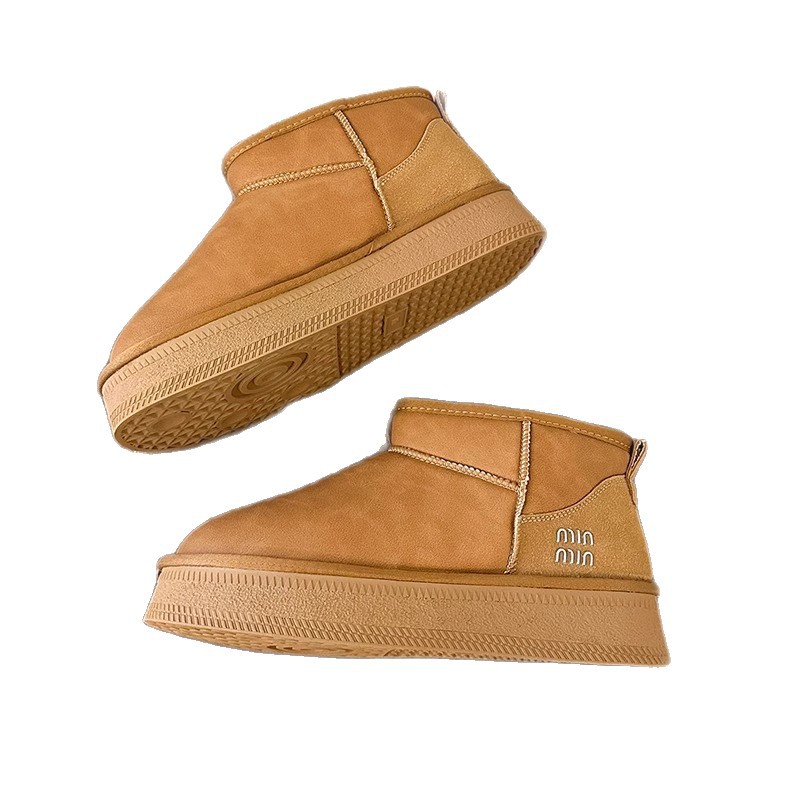 复古短靴保暖女新款雪地靴时尚软底加绒棉鞋秋冬季爆款2025年韩板