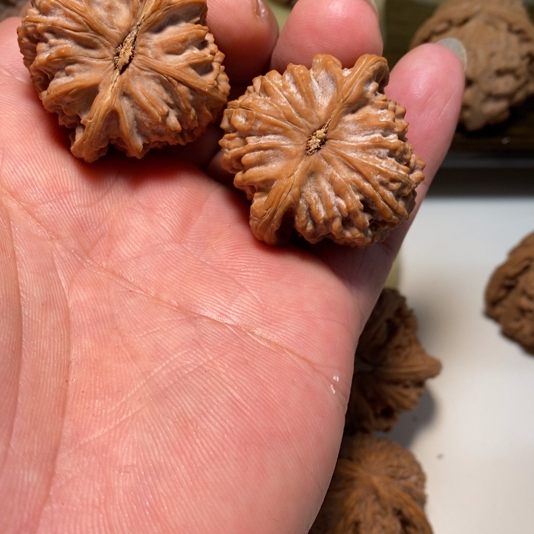 奥***萌吊坠文玩核桃文玩核桃三角白