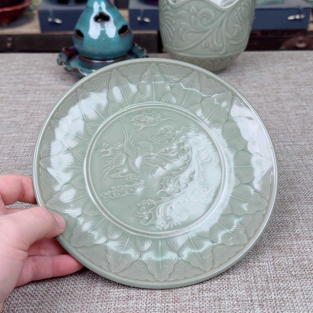 摆件陶瓷旧藏摆件