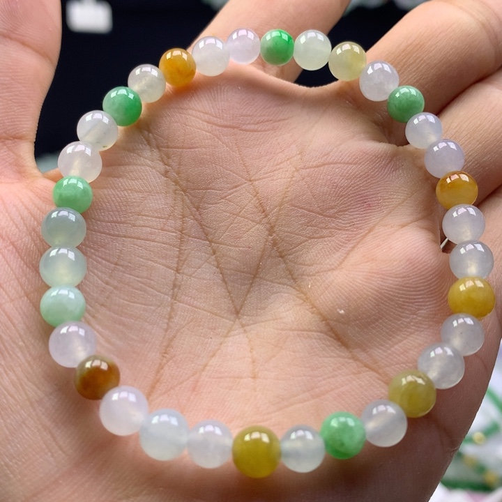 未镶嵌手串翡翠卡