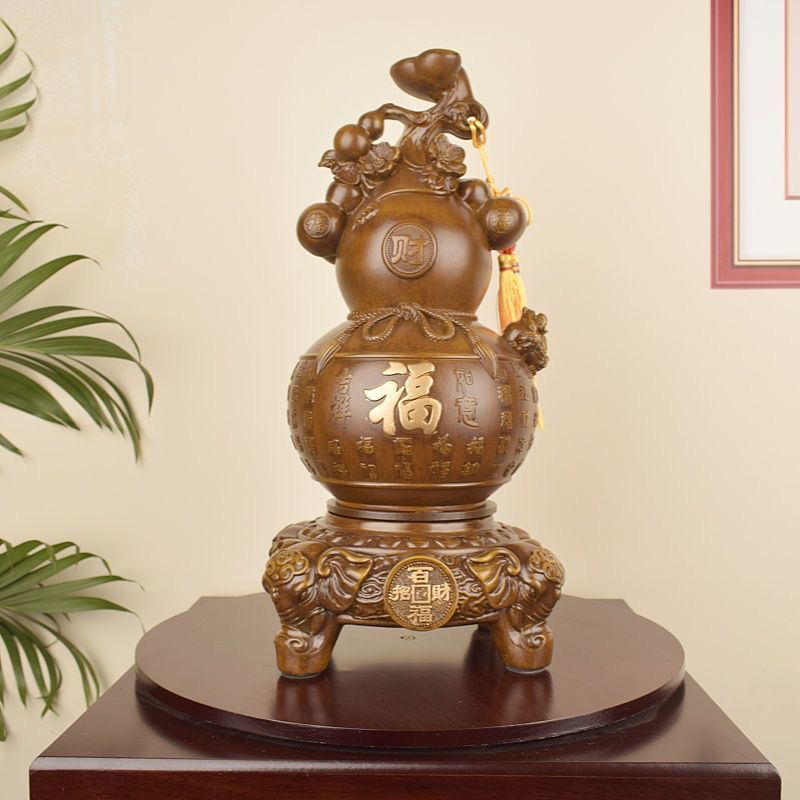 百福葫芦招财福禄摆件工艺品创意桌面客厅办公室装饰品开业乔迁