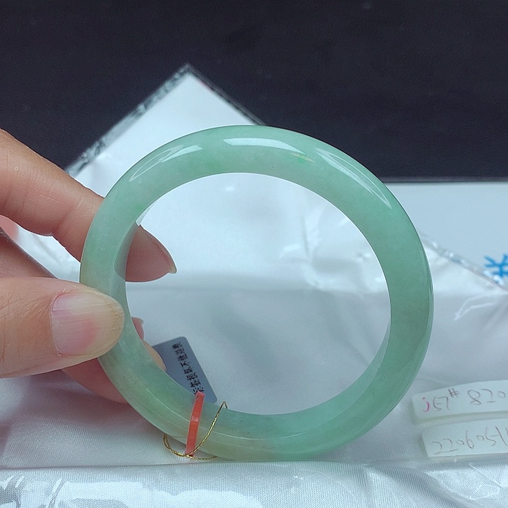 未镶嵌手镯翡翠57圈1152