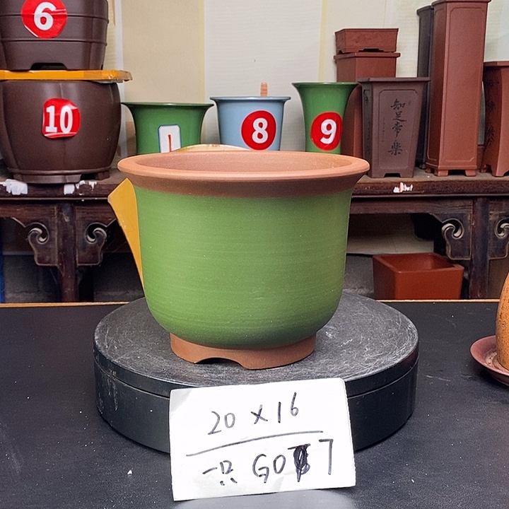 紫砂花盆货号一只G07