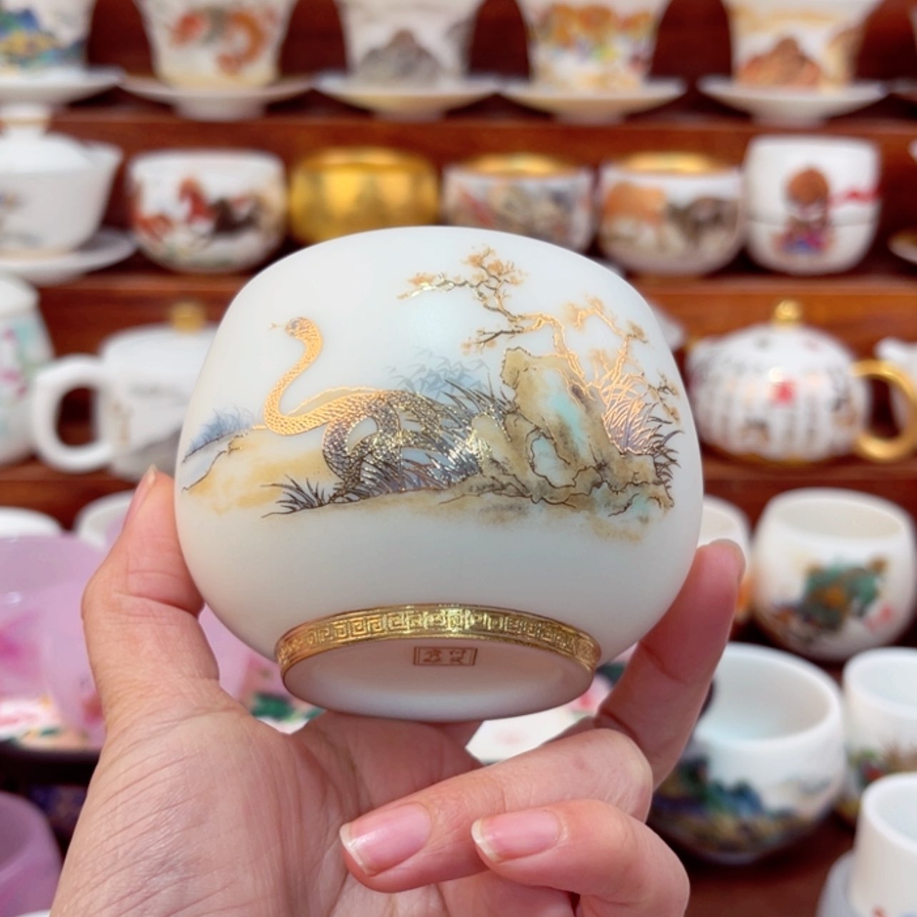 【闪购商品】高货羊脂玉瓷陶瓷茶具