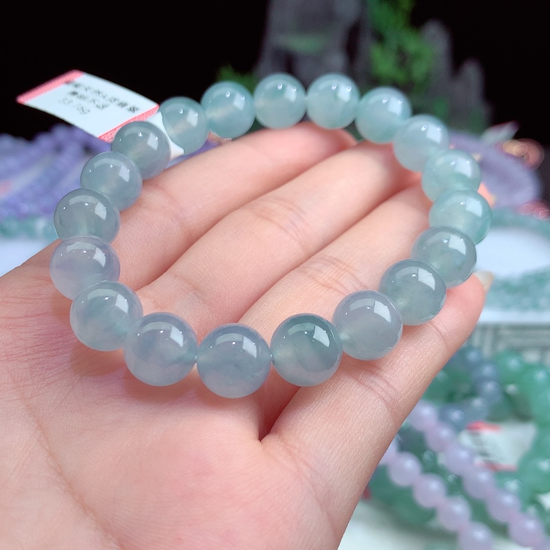 翡翠手链未镶嵌Y**o卡10