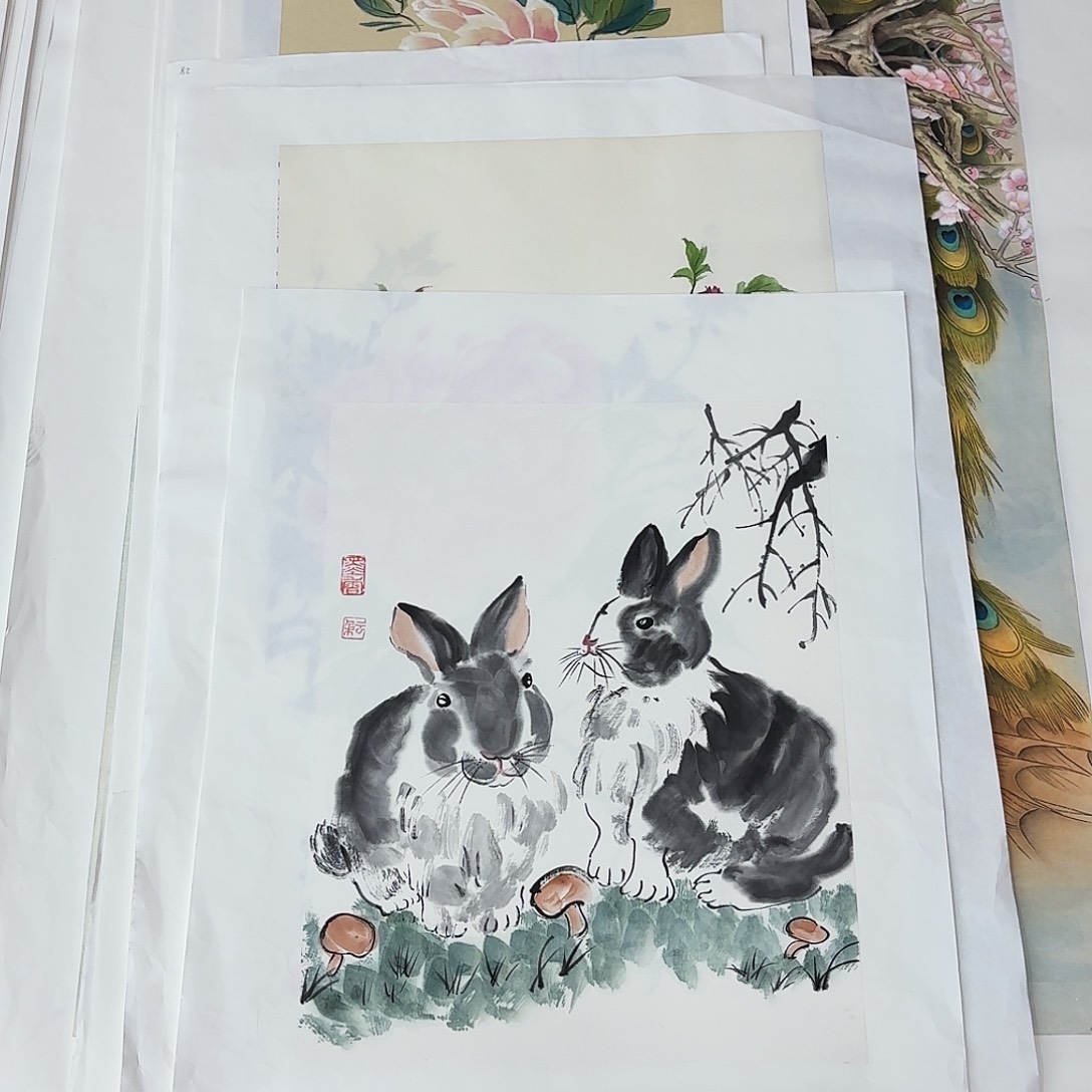国画写意小品花鸟